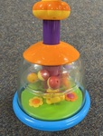 Spinning push toy