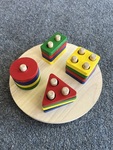 Wooden Shape Stacker