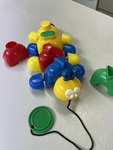Push/Pull toy with shape sorter