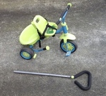 J15: Tri-ang trike with parent steering bar
