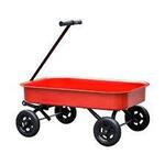 Mocka red metal trolley