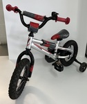 Red/Black Rocket 12" Bike with training wheels