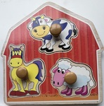 3 piece Farm animals