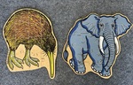 Kiwi & Elephant Floor Puzzles