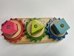 Flying Wheel Wooden Shape Sorter