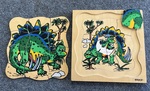 Dinosaur 3-Layered Puzzle