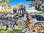 African Afternoon Ravensburger Puzzle