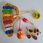 Assorted Wooden Instruments