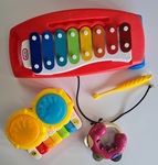 Drum, Xylophone & Tambourine