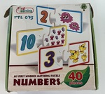 Wooden Puzzle: Numbers