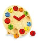 Pin Toy Wooden Teaching Clock