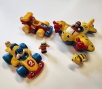 WOW Johnny Jungle Plane & Race Cars