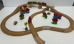 Wooden Rails Train Set