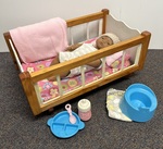 Medium Rocking Cot & Bedding