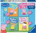 Peppa Pig x4 Puzzles