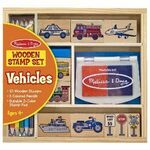Vehicles Wooden Stamp Set