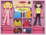 Abby & Emma Magnetic Wooden Dress Up Dolls