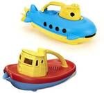 Green Toys Tugboat & Submarine