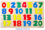 Wooden Numbers Puzzle