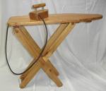 Wooden Ironing Board & Iron