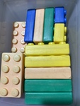 329: Large plastic building bricks