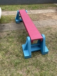 Balance beam w/ 2 trestles 01