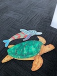 Floor puzzles (2 puzzles - dolphin & turtle)