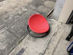 Red spin seat