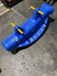 726: Double blue rocking whale
