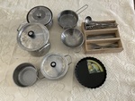 Steel kitchen set