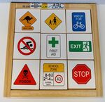 Safety Signs Memory Game