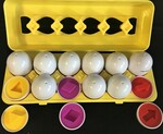 Colour/shape Sorting Eggs