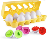 Colour/shape Sorting Eggs