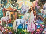 Princess and Unicorn Puzzle 100 pc