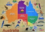 Map of Australia Puzzle 48 pc