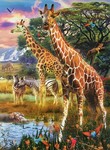 Giraffes in Africa Puzzle 150 pc