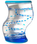 Sensory Liquid Timer Two Colour Blue