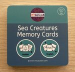 Auslan Sea Creatures Memory Cards