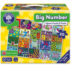 Big Number Jigsaw Puzzle and Poster
