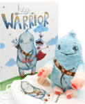 Hey Warrior Book and Plushie Amygdala