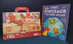 Magnetic Pad T.Rex and First Dinosaur Picture Atlas Book