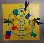 Target Mat with Feather Shuttles & Bean Bags