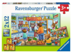 Let's Go Shopping Puzzle 2x 12 Pieces