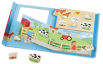 On the Farm Book and Puzzle Play Set - Melissa and Doug
