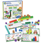 Dino Time! MathLink Cubes Math Activity Set 