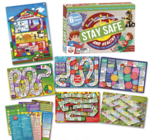 Personal Safety & Health Education: Stay Safe and Healthy - 6 Board Games
