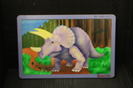 Dinosaur Puzzle Triceratops 18 pc