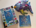 Rainbow Fish Story Book with Plush Toy and Memory Game