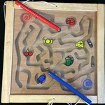 Magnetic  Maze Board Square Shape