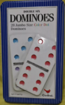 Dominoes in tin- Colour Dot